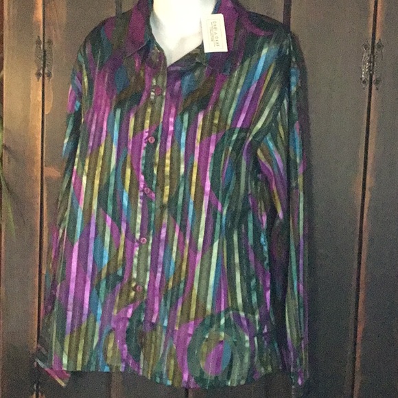 .NWT Vintage 1980 O’Keif & O’Keif Women’s Blouse - Picture 5 of 15